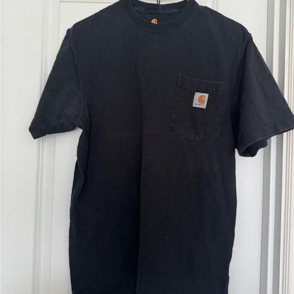 Carhartt Men's Dark Tee with Pocket - Picture 2 of 5